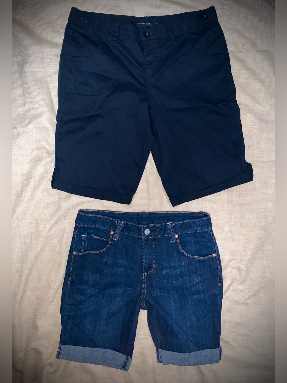 Faded Glory & Calvin Klein Women’s Shorts Bundle – Size 10 – New Without Tags